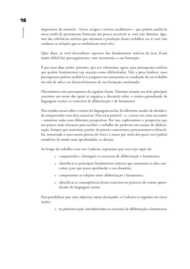 alfabetizacao e letramento pdf